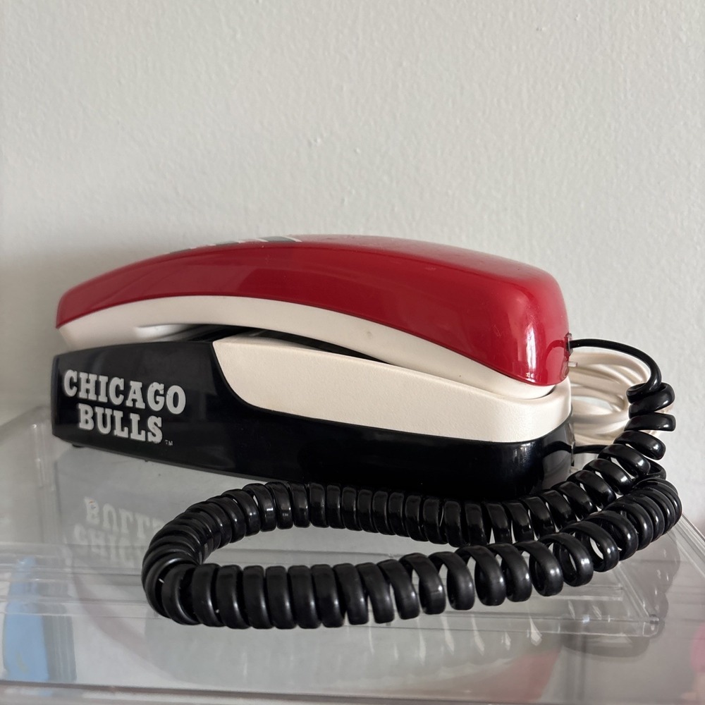 Vintage Chicago Bulls Telko Telephone ~ Rare Find! Excellent Condition